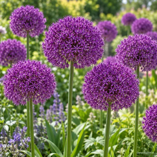 Bulbi allium viola - di, purple